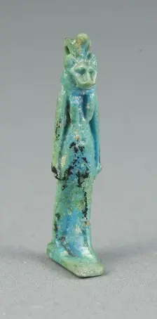 Amulet of the Goddess Sekhmet, Egypt, New Kingdom-Third Intermediate Period (abt 1050-664 BCE). Creator: Unknown