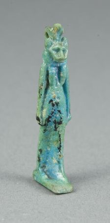 Amulet of the Goddess Sekhmet, Egypt, New Kingdom-Third Intermediate Period (abt 1050-664 BCE). Creator: Unknown