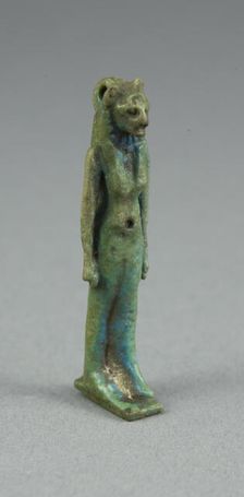 Amulet of the Goddess Sekhmet, Egypt, New Kingdom-Third Intermediate Period (about 1550-664 BCE). Creator: Unknown