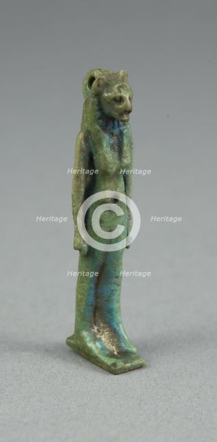 Amulet of the Goddess Sekhmet, Egypt, New Kingdom-Third Intermediate Period (about 1550-664 BCE). Creator: Unknown.