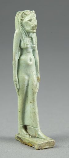 Amulet of the Goddess Sekhmet, Egypt, Third Intermediate Period (1070-664 BCE). Creator: Unknown