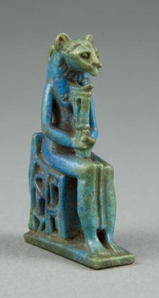 Amulet of the Goddess Sekhmet, Egypt, Third Intermediate Period (about 1069-664 BCE). Creator: Unknown