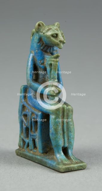 Amulet of the Goddess Sekhmet, Egypt, Third Intermediate Period (about 1069-664 BCE). Creator: Unknown.