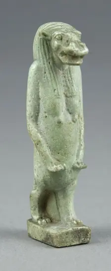 Amulet of the Goddess Tawaret (Toeris), Egypt, Third Intermediate Period, Dynasty 21-25... Creator: Unknown
