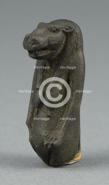 Amulet of the Goddess Tawaret (Toeris), Egypt, Third Intermediate Period, Dynasty 21-25 (1070-656... Creator: Unknown.