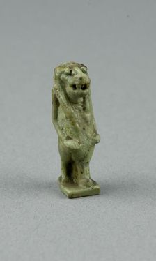 Amulet of the Goddess Tawaret (Toeris), Egypt, Third Intermediate Period, Dynasty 21-25 (1070-656... Creator: Unknown