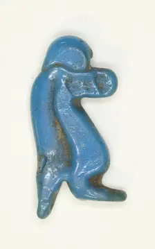 Amulet of the Goddess Tawaret (Thoeris), Egypt, New Kingdom, Dynasty 18 (about 1550-1295 BCE). Creator: Unknown