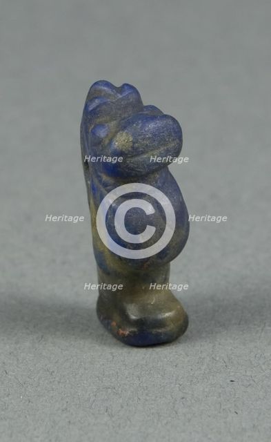 Amulet of the Goddess Taweret, Egypt, Second Intermediate Period-Early New Kingdom, Dynasty 15... Creator: Unknown.