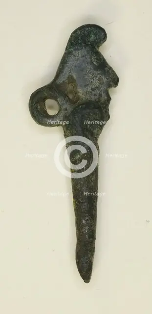 Amulet of the Harpoon of Horus, Egypt, Third Intermediate-Late Period (about 1070-332 BCE). Creator: Unknown.
