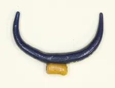 Amulet of the Lunar Crescent, Egypt, New Kingdom, Dynasty 18 (about 1300 BCE). Creator: Unknown