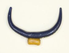 Amulet of the Lunar Crescent, Egypt, New Kingdom, Dynasty 18 (about 1300 BCE). Creator: Unknown