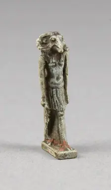 Amulet of the Ram-Headed God Amun, Egypt, Late New Kingdom-Third Intermediate Period... Creator: Unknown