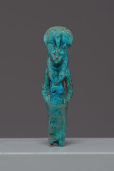 Amulet of the Seated Goddess Sekhmet, Egypt, New Kingdom-Third Intermediate Period (abt.1050... Creator: Unknown