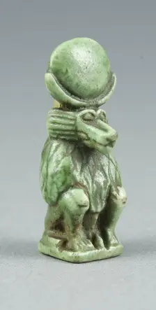 Amulet of Thoth, Egypt, Ptolemaic Period (332-30 BCE). Creator: Unknown
