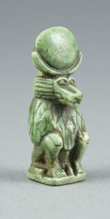 Amulet of Thoth, Egypt, Ptolemaic Period (332-30 BCE). Creator: Unknown