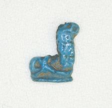 Amulet or Inlay of a Serpent, Egypt, Late Period (about 664-332 BCE). Creator: Unknown
