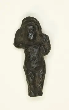 Amulet in the Shape of a Female Figure, possibly the Goddess Isis (?), Egypt, Roman Period (?) (30 B Creator: Unknown