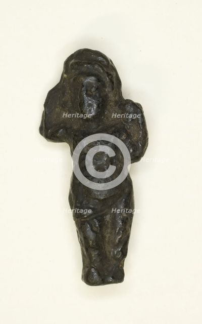 Amulet in the Shape of a Female Figure, possibly the Goddess Isis (?), Egypt, Roman Period (?) (30 B Creator: Unknown.