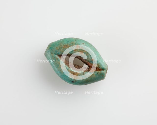 Amulet pierced from end to end, New Kingdom, 1550-1196 BCE. Creator: Unknown.