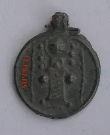 Amulet with a Military Saint, Egypt, 6th-9th century. Creator: Unknown