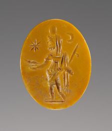 Amulet with Kronos and an Inscribed Prayer, A.D. 100-250. Creator: Unknown