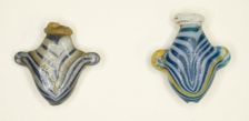 Amulets of Hearts (2), Egypt, New Kingdom, Dynasty 18 (about 1350 BCE). Creator: Unknown