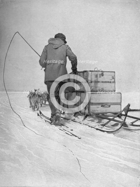 'Amundsen's Polar Transport', 1911, (1928). Artist: Unknown.