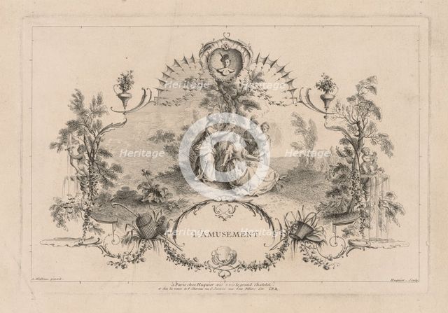 Amusement, Arabesque. Creator: Gabriel Huquier (French, 1695-1772).