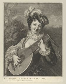 Amusement Espagnol, 18th century. Creator: Pierre François Basan