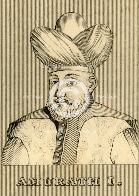 'Amurath I', (1319-1389), 1830. Creator: Unknown.