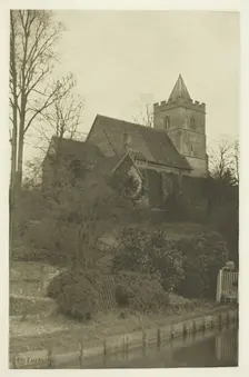 Amwell Church, 1880s. Creator: Peter Henry Emerson