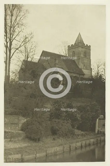 Amwell Church, 1880s. Creator: Peter Henry Emerson.