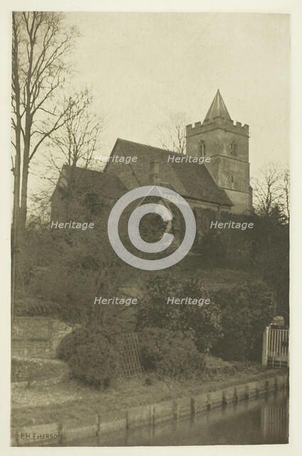 Amwell Church, 1880s. Creator: Peter Henry Emerson.