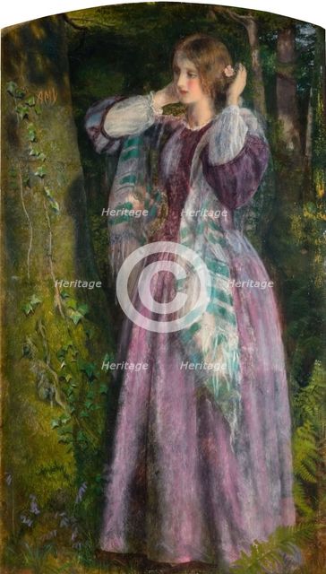 Amy, 1859. Creator: Arthur Hughes.