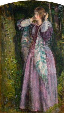 Amy, 1859. Creator: Arthur Hughes