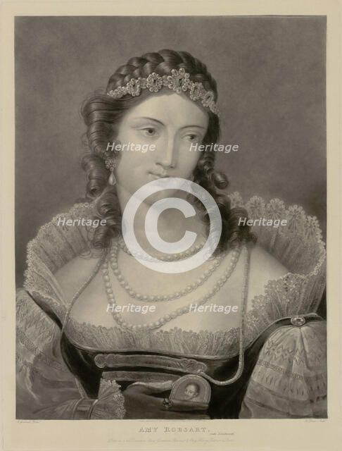 Amy Dudley (1532-1560), née Robsart, 1830. Creator: Dawe, Henry Edward (1790-1848).