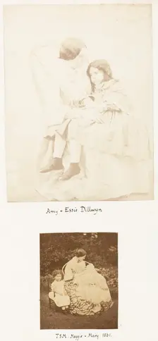 Amy & Essie Dillwyn; TSM Meggie & Mary, 1861. Creator: John Dillwyn Llewelyn