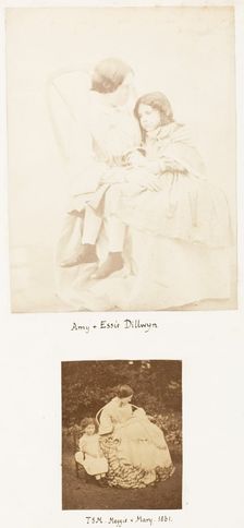 Amy & Essie Dillwyn; TSM Meggie & Mary, 1861. Creator: John Dillwyn Llewelyn