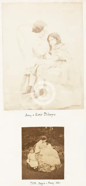 Amy & Essie Dillwyn; TSM Meggie & Mary, 1861. Creator: John Dillwyn Llewelyn.