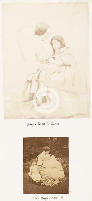Amy & Essie Dillwyn; TSM Meggie & Mary, 1861. Creator: John Dillwyn Llewelyn.