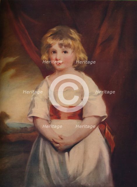 'Amy Joan Greatorex', 1809, (1922). Artist: John James Masquerier.