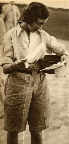 Amy Johnson, 1930, (1933). Creator: Unknown