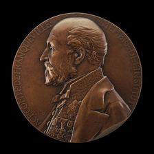 Amable-Charles Franquet, 1840-1919, Comte de Franqueville, 1893. Creator: Jules Clément Chaplain