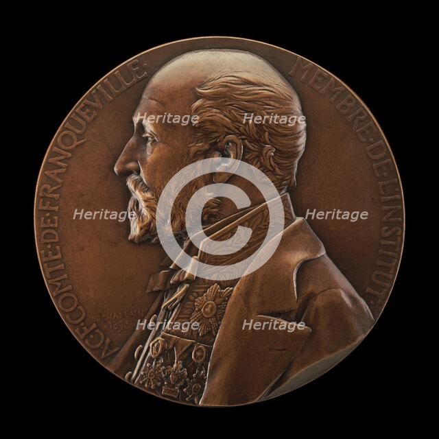 Amable-Charles Franquet, 1840-1919, Comte de Franqueville, 1893. Creator: Jules Clément Chaplain.