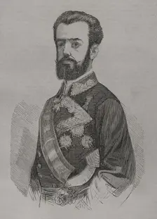 Amadeo I of Spain, (1845-1890), King of Spain from January 2, 1871 to February 11, 1873 (1871). Creator: Unknown
