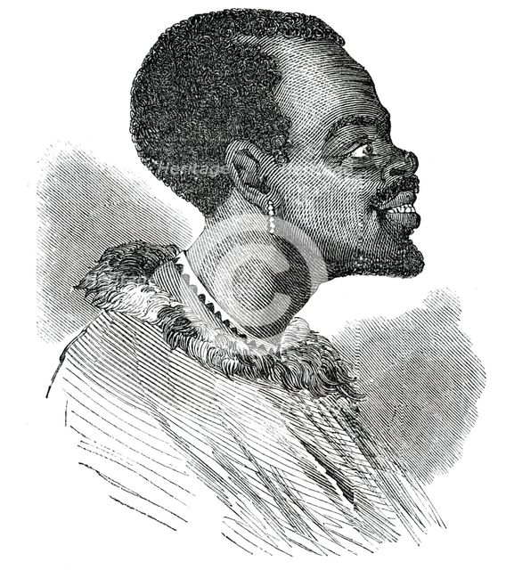 Amakosa Fingoe Man, 1850. Creator: Unknown.