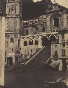 Amalfi, Cathedral, 1853. Creator: Firmin-Eugène Le Dien