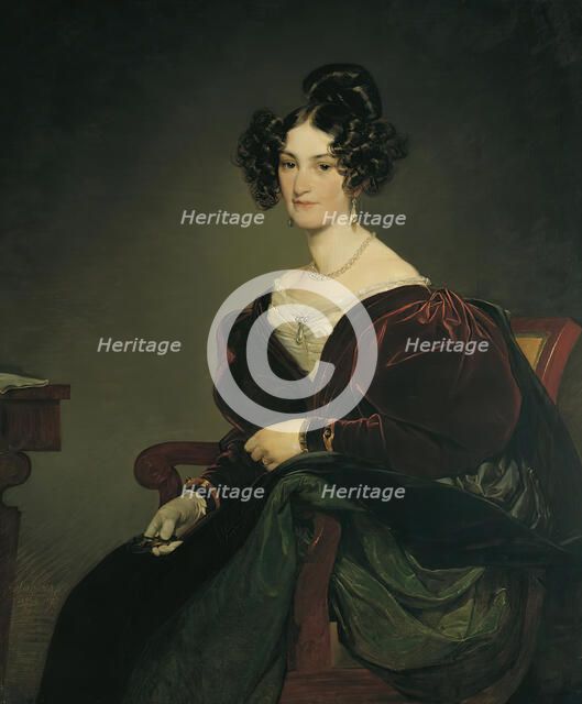 Amalie Klein, 1834. Creator: Friedrich von Amerling.
