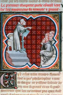 Amalric of Bena teaching, c1200, (1375-1379)
