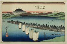 Amanohashidate, from the series "Famous Places of Japan (Honcho meisho)", c. 1837/39. Creator: Ando Hiroshige